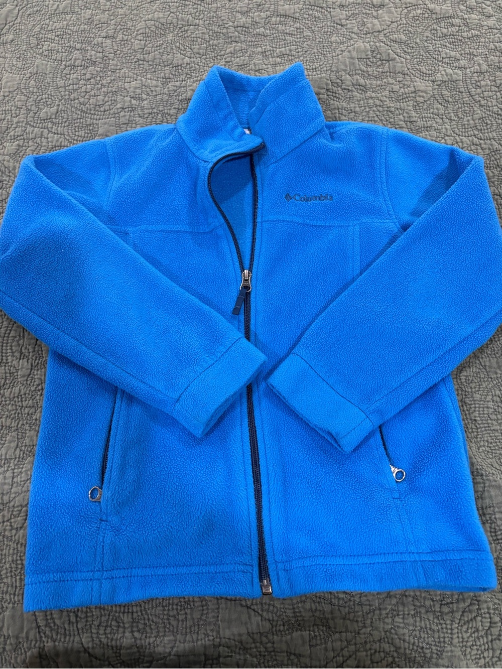 Columbia Kids Bright Blue Full-Zip Fleece Jacket